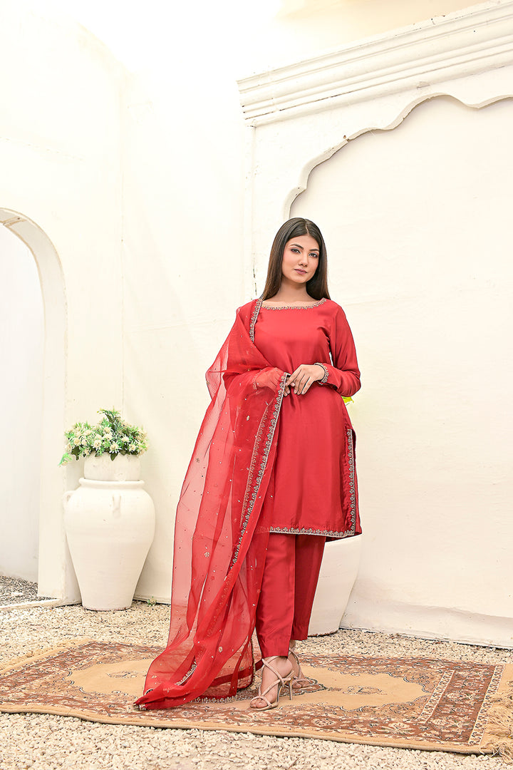 Handwork 3-piece Dress