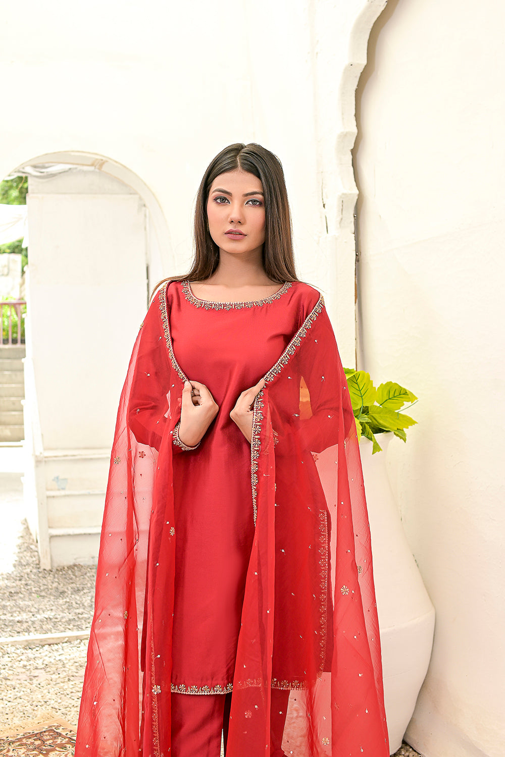 Handwork 3-piece Dress