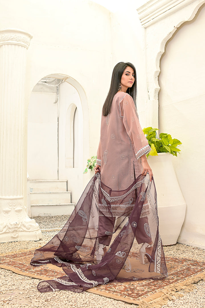 Embordered  3-piece Dresses