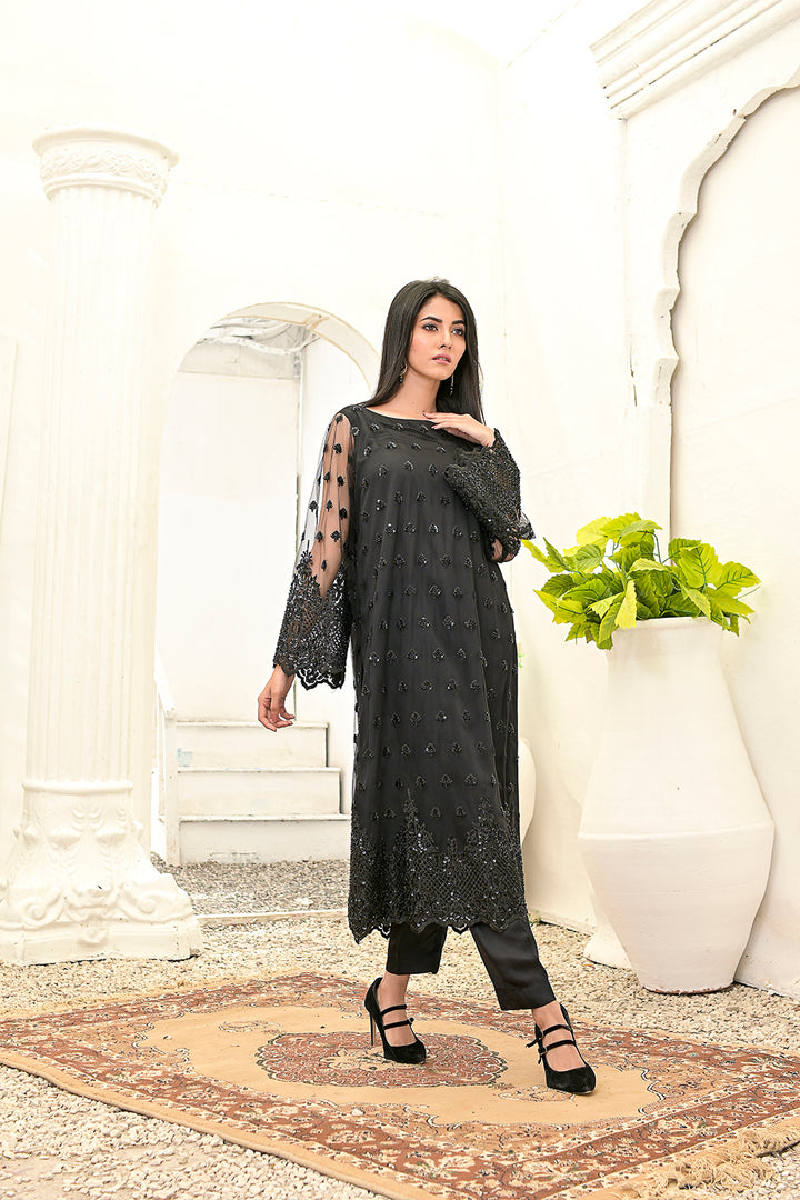Embordered  3-piece Dresses