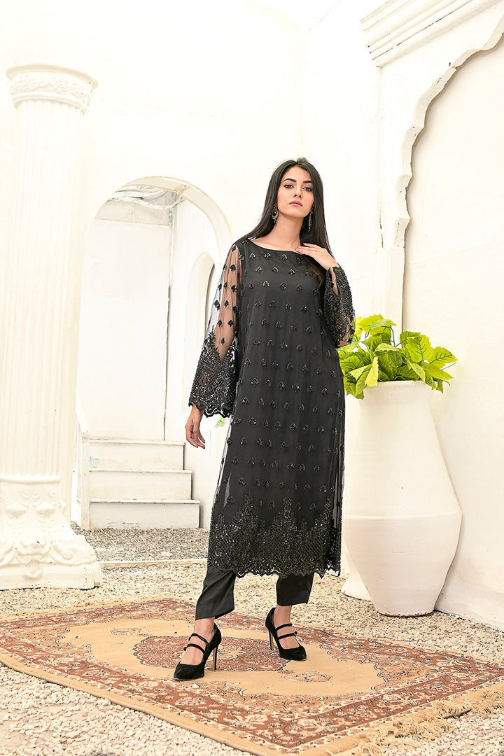 Embordered  3-piece Dresses