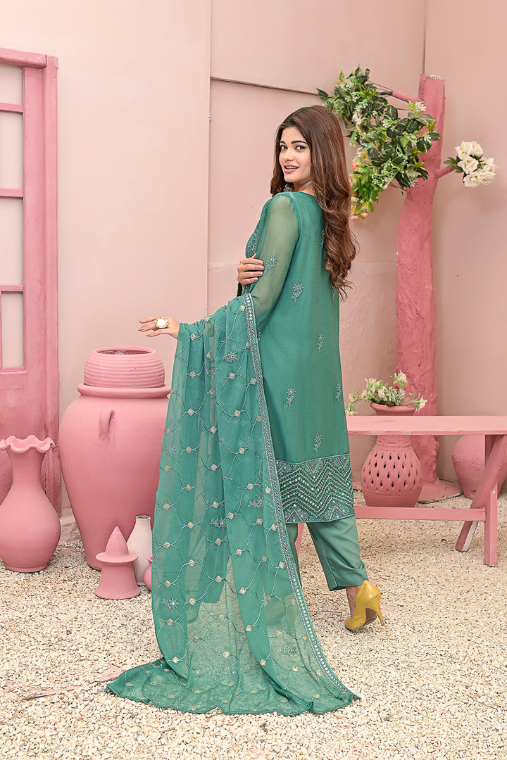 Embordered  3-piece Dresses