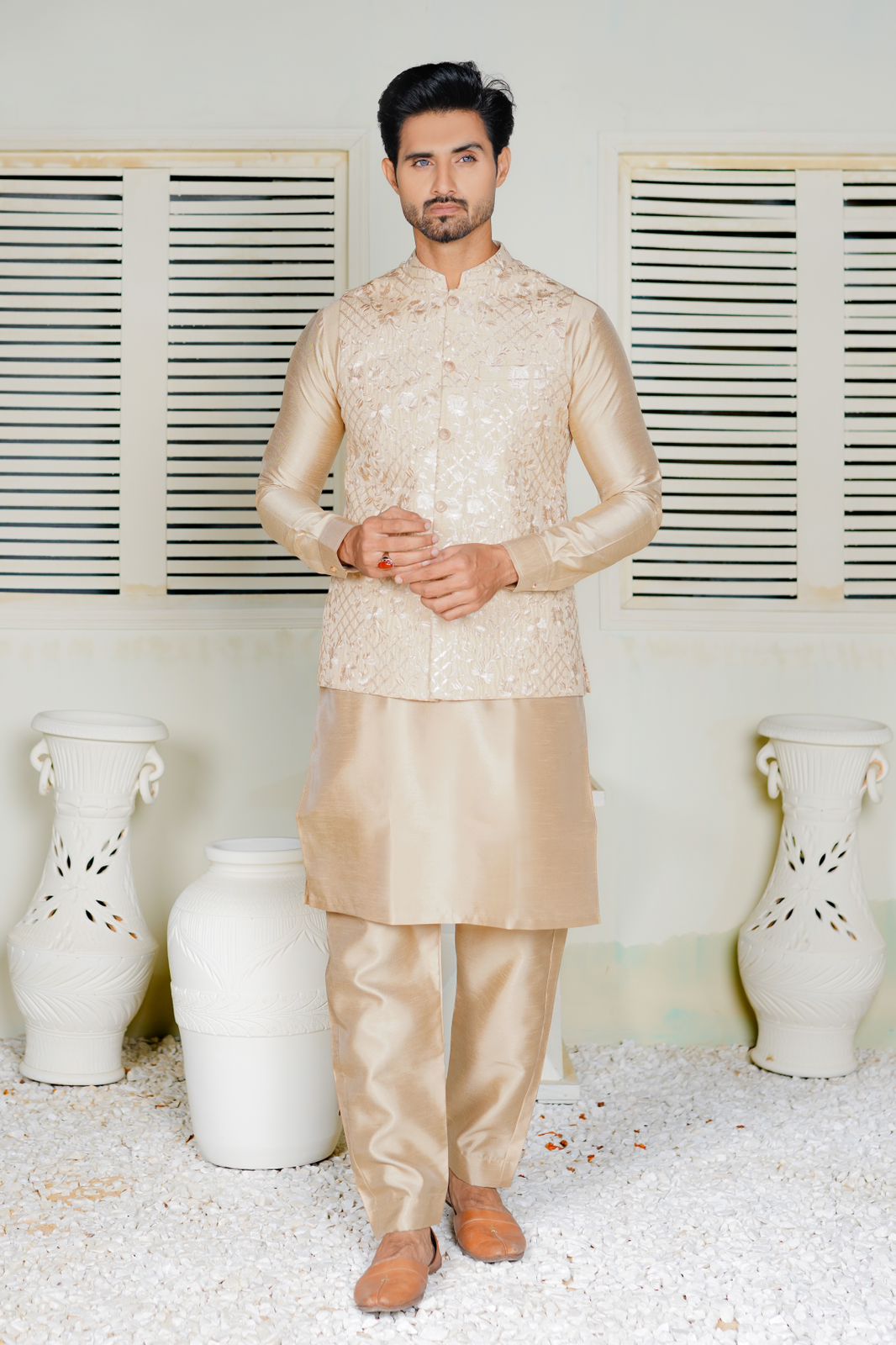 Skin Embroidered Waistcoat