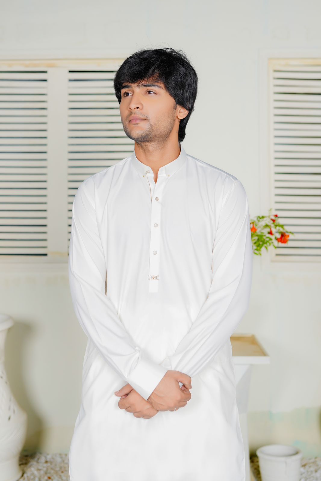 White Lawn Kurta Trouser