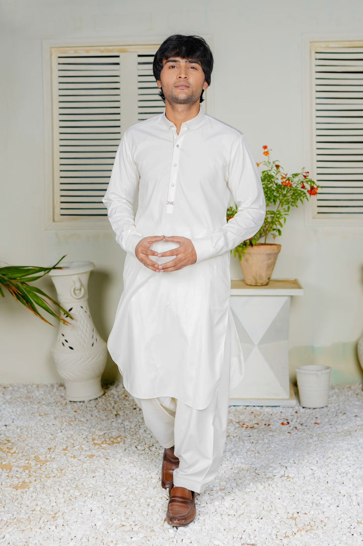 White Lawn Kurta Trouser