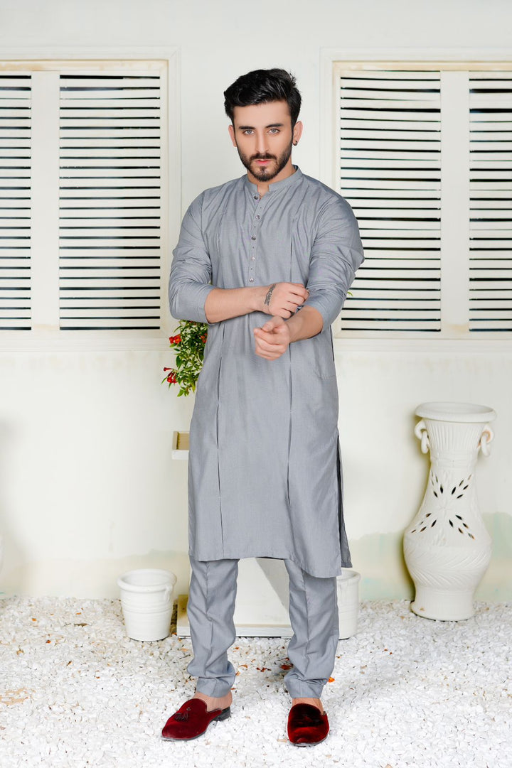 Grey Lawn Kurta Trouser
